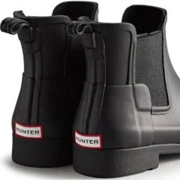 Hunter Refined Slim Fit Chelsea Boots – Size US 8 – Black - Picture 1 of 8